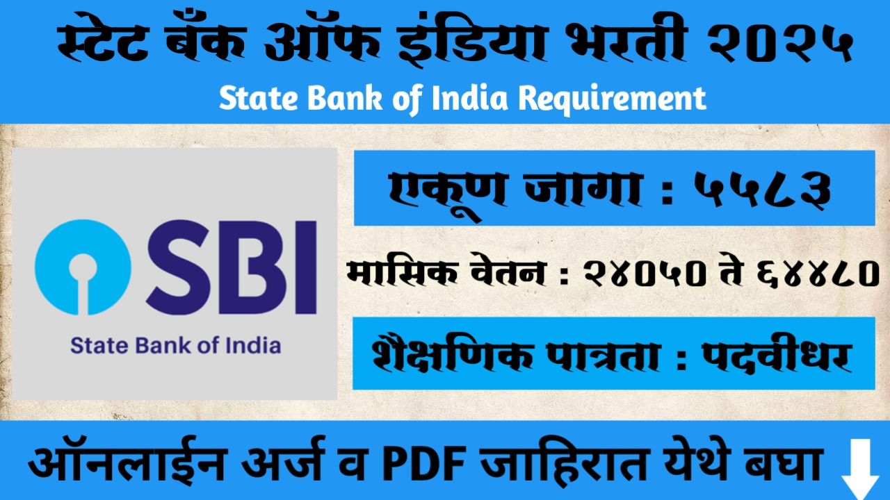 SBI Clerk Recruitment 2025