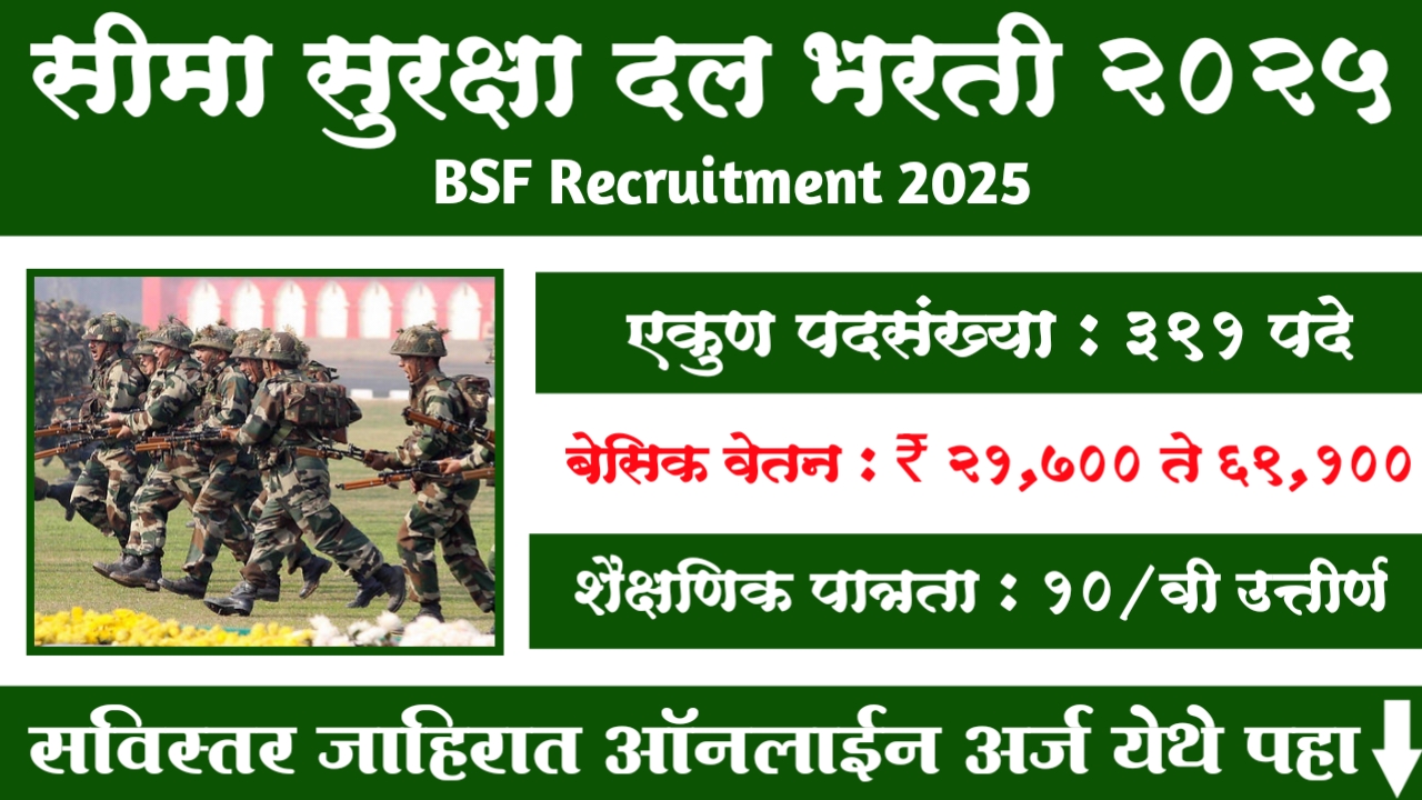 BSF Sport Quota Recruitment 2025