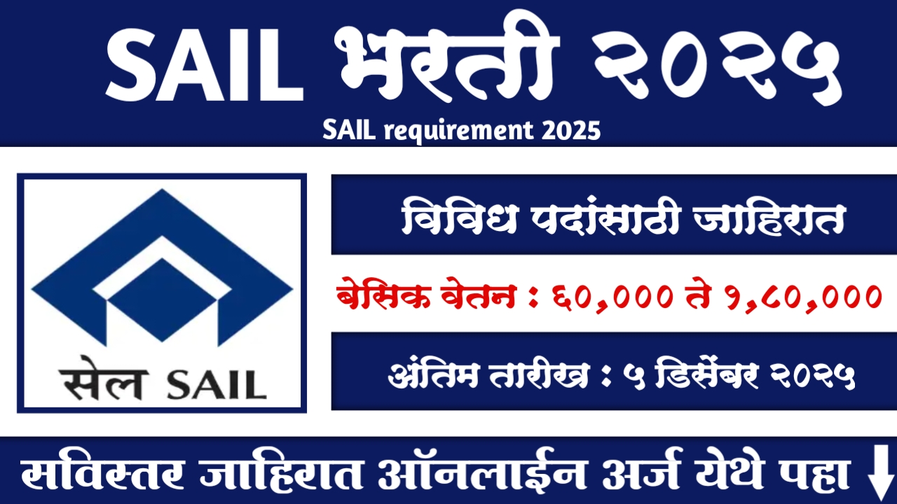SAIL Limited Recruitment 2025