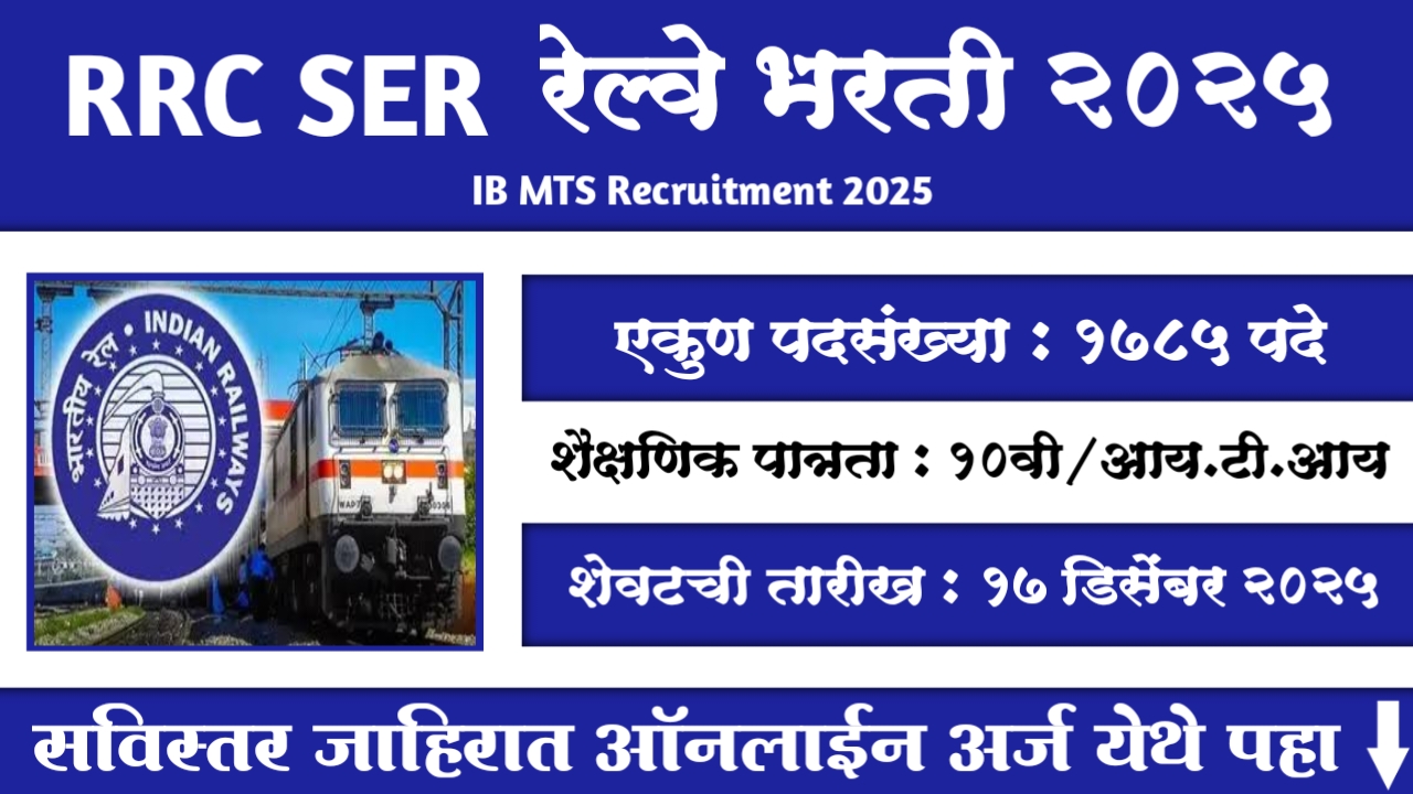 RRC SER Apprentice Bharti 2025