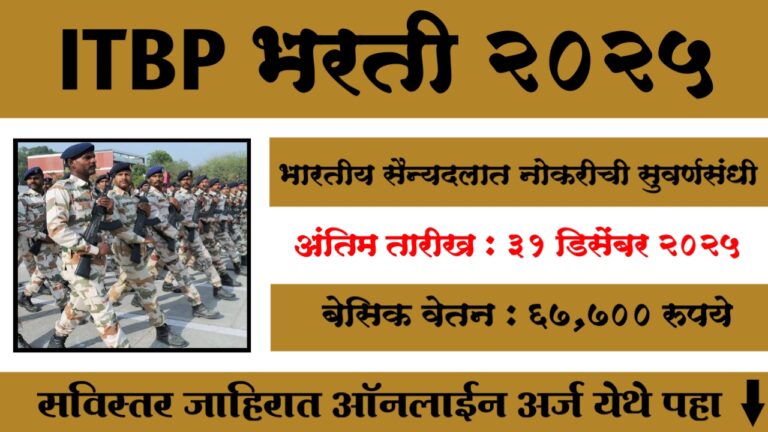 ITBP Bharti 2025