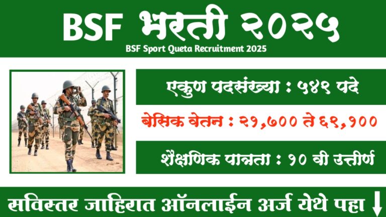 BSF Recruitment 2025